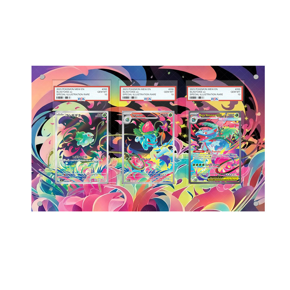 Bulbasaur & Ivysaur & Venusaur - Pokémon Extended Artwork Protective Card Display Case