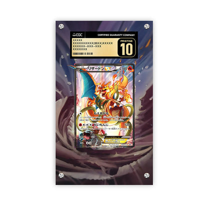 Charizard EX XY-P 276 - Pokémon CGC Extended Artwork Protective Card Display Case