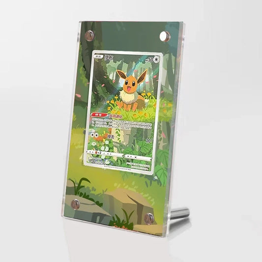Eevee Cbb2c 15/15 - Pokémon Extended Artwork Protective Card Display Case Psa/cgc/tag/raw