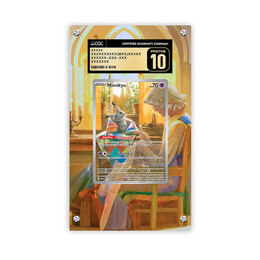 Mimikyu 075 - Pokémon CGC Extended Artwork Protective Card Display Case