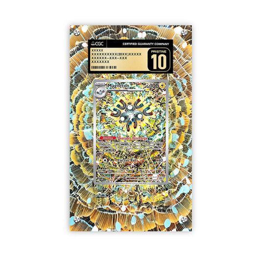 Magneton 159 - Pokémon CGC Extended Artwork Protective Card Display Case