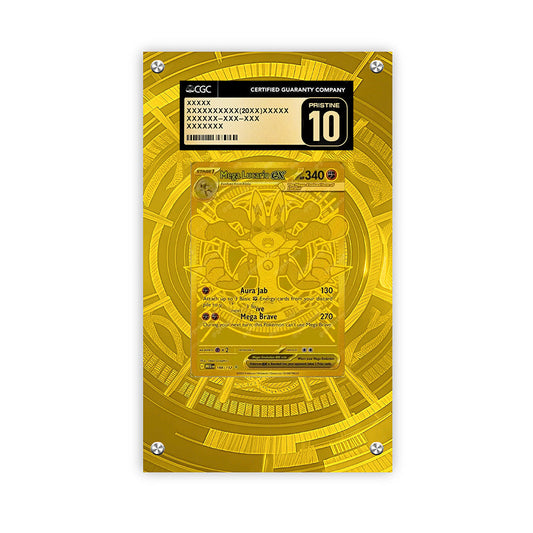 Mega Lucario ex 188/132 - Pokémon CGC Extended Artwork Protective Card Display Case