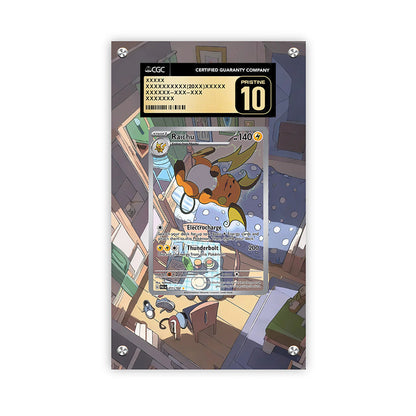 Raichu 211/193 - Pokémon CGC Extended Artwork Protective Card Display Case