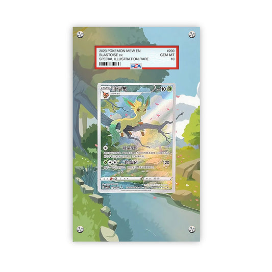Leafeon Cbb2c 15/15 - Pokémon Extended Artwork Protective Card Display Case Psa/cgc/tag/raw