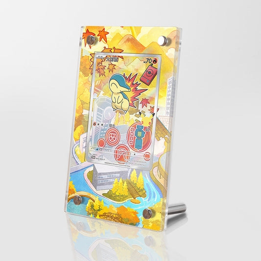 Cyndaquil 047 - Pokémon Extended Artwork Protective Card Display Case Psa/cgc/tag/raw-0