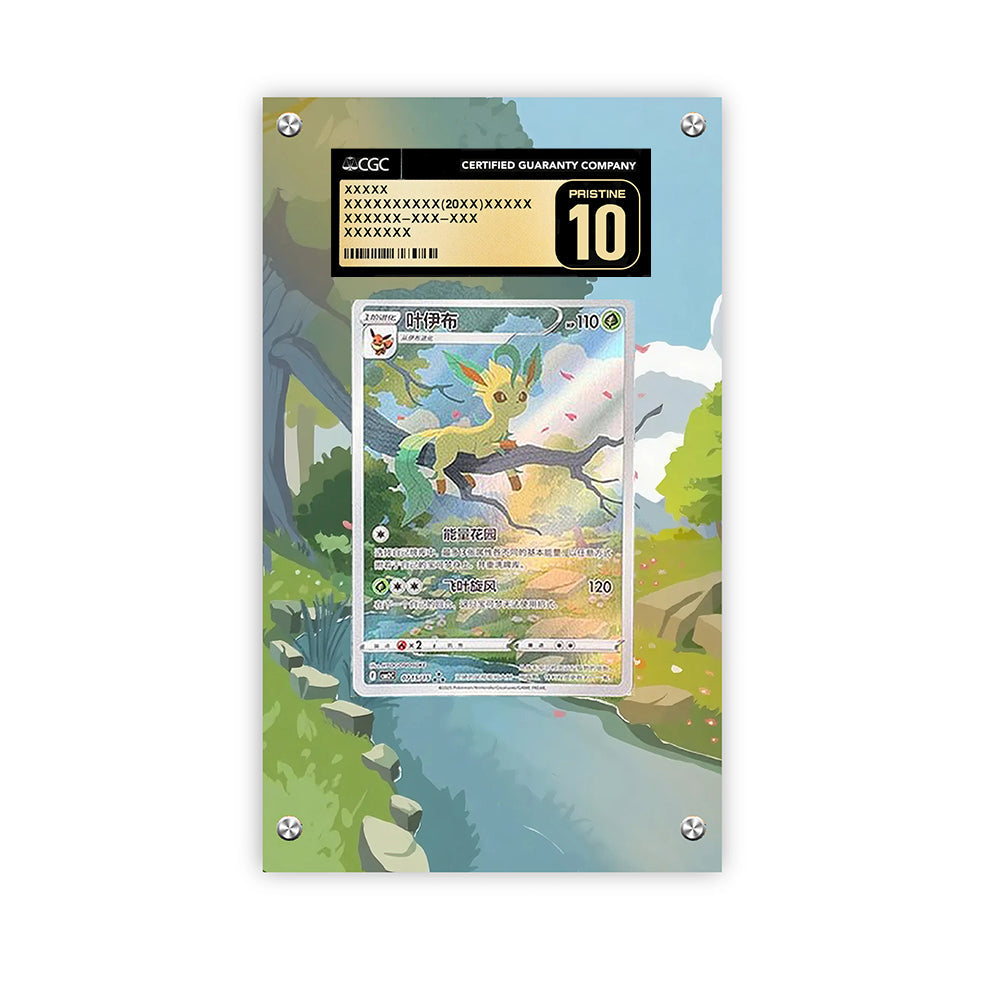 Leafeon Cbb2c 15/15 - Pokémon Extended Artwork Protective Card Display Case Psa/cgc/tag/raw-2