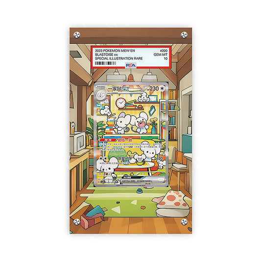 Maushold EX 158/129 - Pokémon PSA Extended Artwork Protective Card Display Case