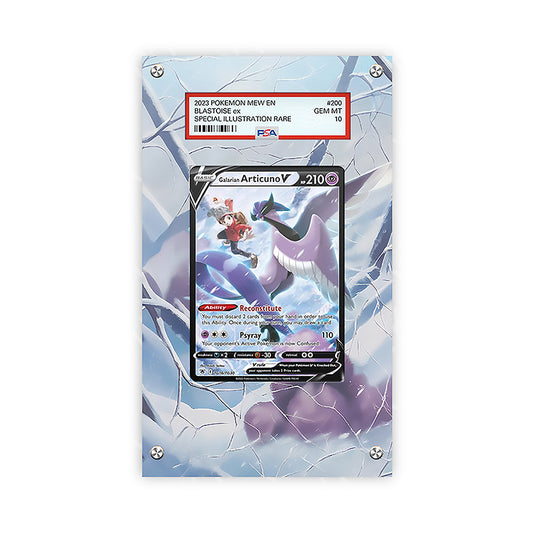 Galarian Articuno V – Tg16/tg30 - Pokémon Extended Artwork Protective Card Display Case Psa/raw