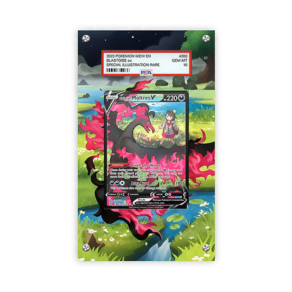 Galarian Moltres V - TG20/TG30 - Pokémon PSA Extended Artwork Protective Card Display Case