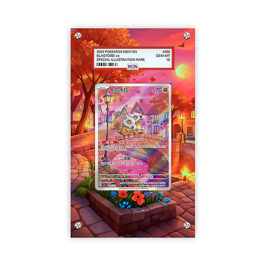 Cubone - GEM 3 - Pokémon PSA Extended Artwork Protective Card Display Case