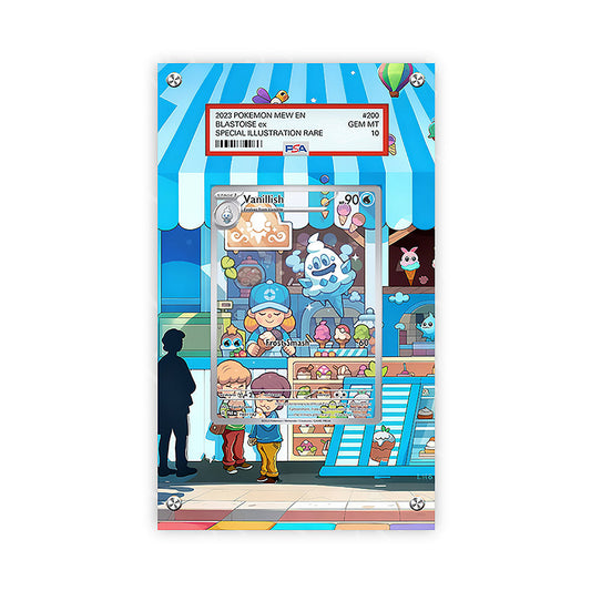 Vanillish 190/182 - Pokémon PSA Extended Artwork Protective Card Display Case