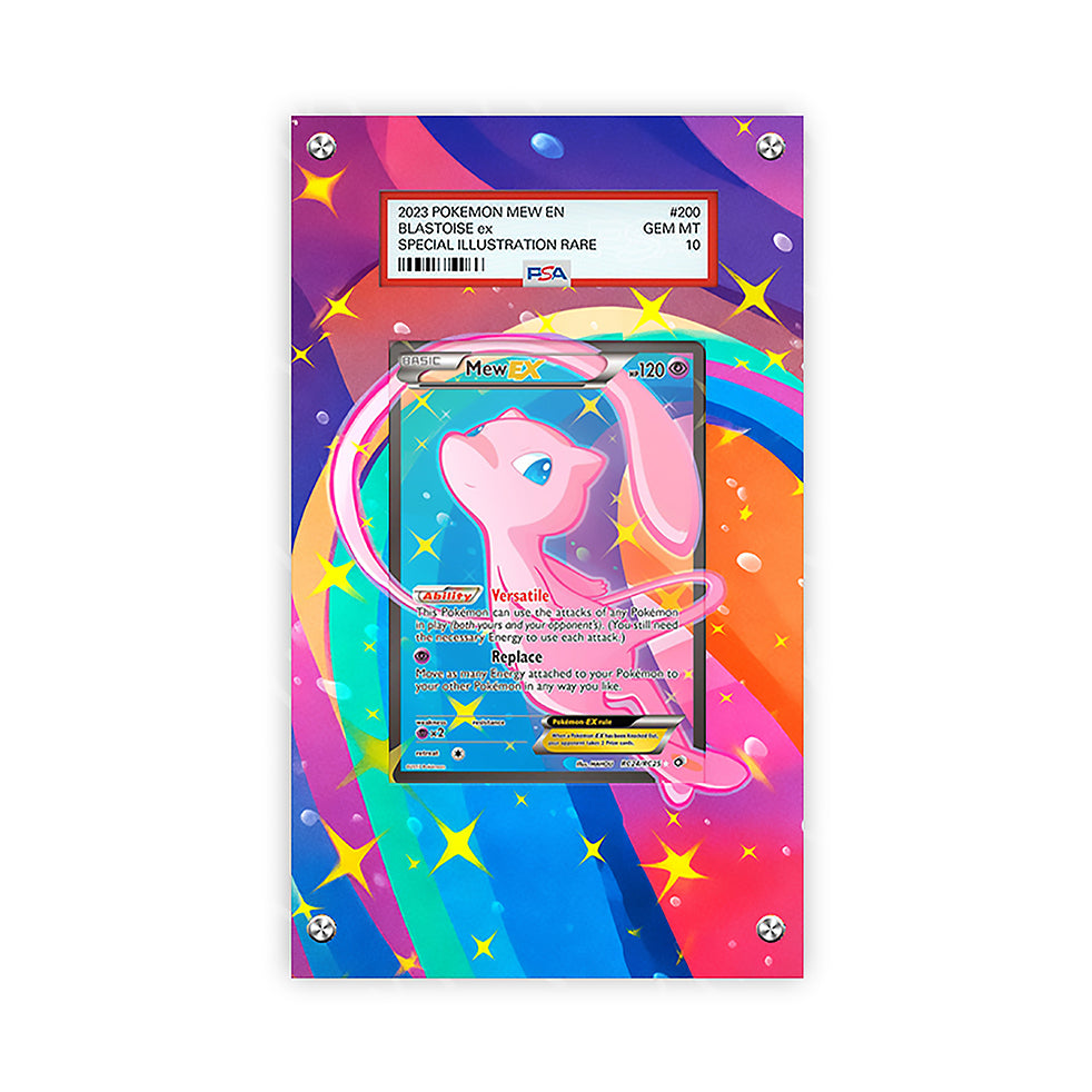 Mew RC24/RC25 - Pokémon PSA Extended Artwork Protective Card Display Case