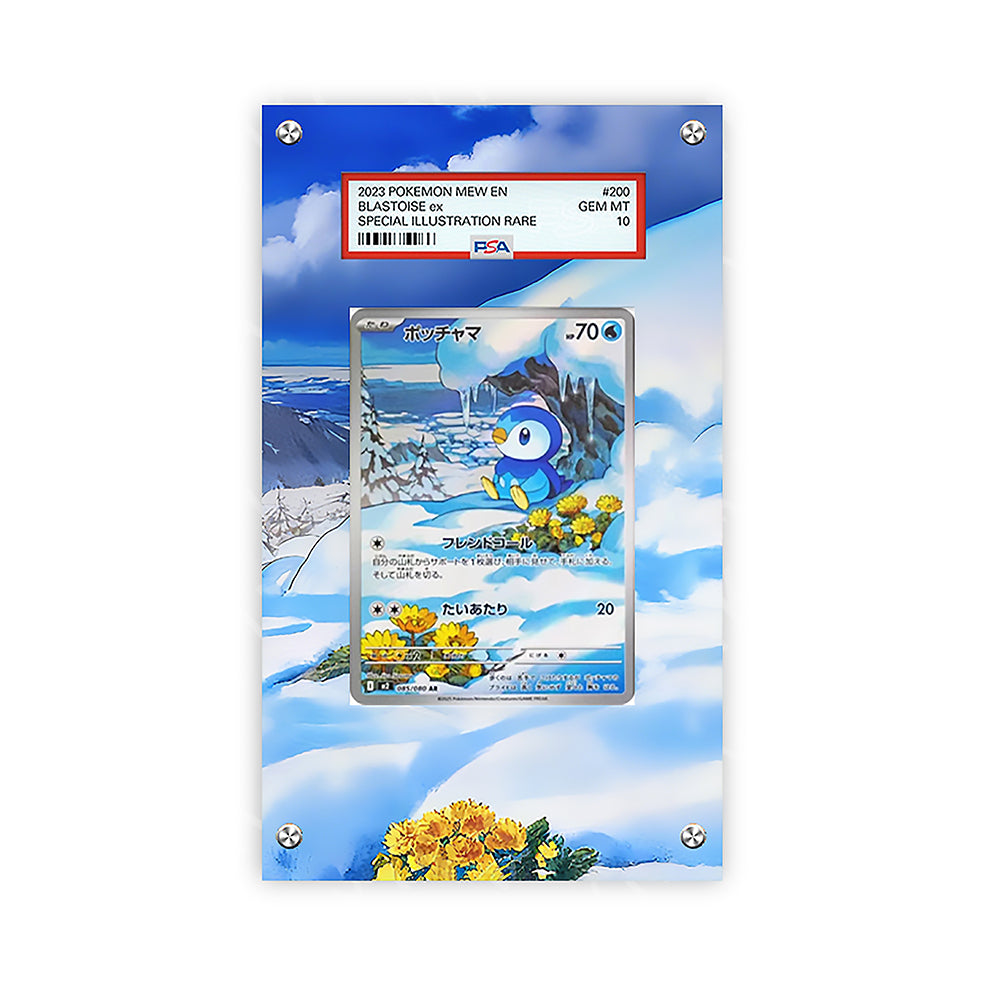 Piplup 098/094 - Pokémon PSA Extended Artwork Protective Card Display Case
