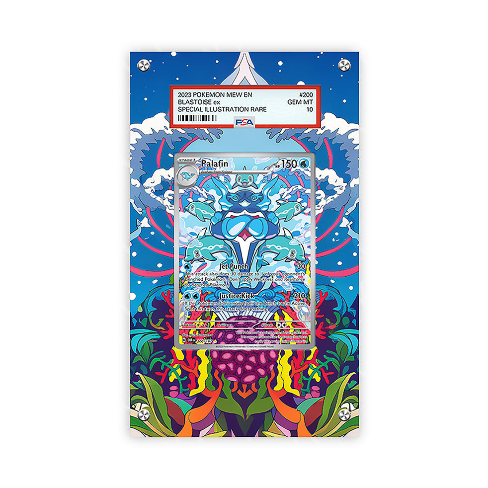 Palafin 200/197 - Pokémon PSA Extended Artwork Protective Card Display Case