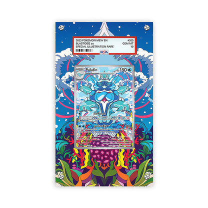 Palafin 200/197 - Pokémon PSA Extended Artwork Protective Card Display Case