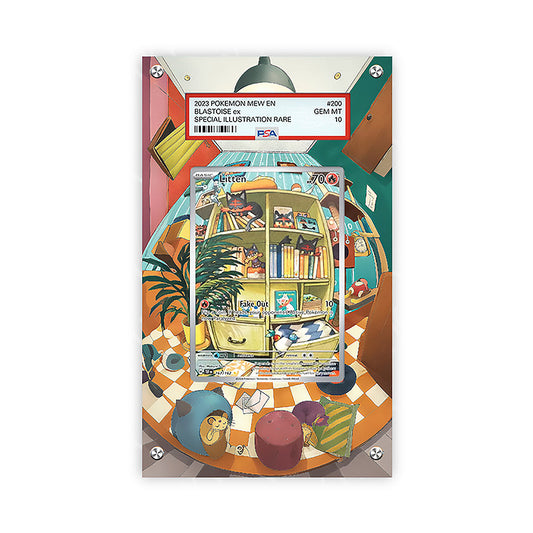 Litten 167/162 - Pokémon PSA Extended Artwork Protective Card Display Case