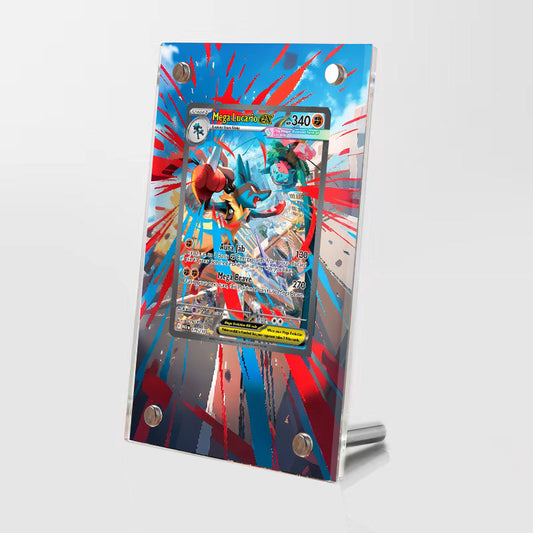 Mega Lucario EX 179/132 - Pokémon Extended Artwork Protective Card Display Case Psa/raw