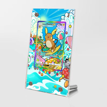 Alolan Raichu 203/239 - Pokémon Extended Artwork Protective Card Display Case