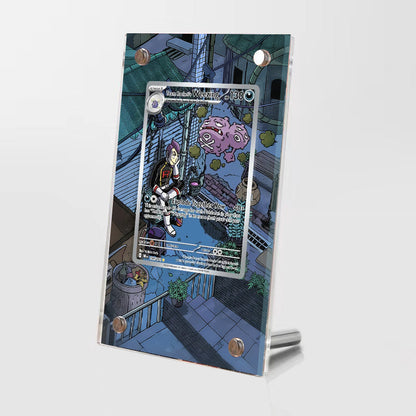 Team Rockets Weezing 199/182 - Pokémon Extended Artwork Protective Card Display Case