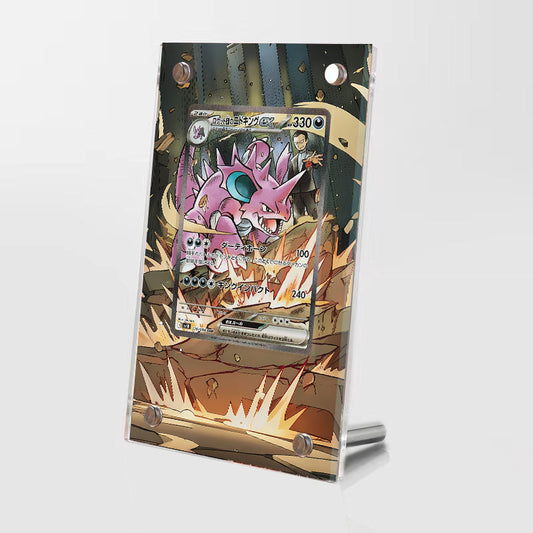 Team Rocket's Nidoking 233/182 - Pokémon Extended Artwork Protective Card Display Case