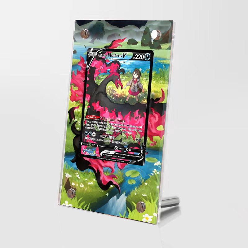 Galarian Moltres V - TG20/TG30 - Pokémon Extended Artwork Protective Card Display Case