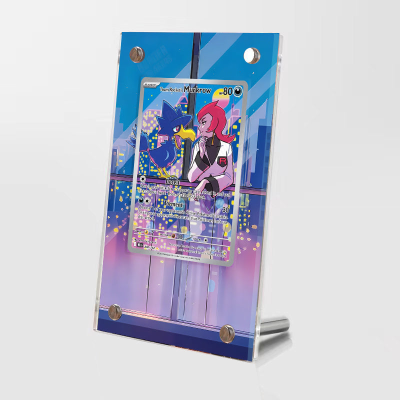 Team Rocket's Murkrow 205/193 - Pokémon Extended Artwork Protective Card Display Case