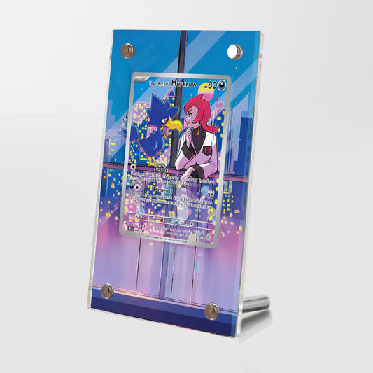 Team Rocket's Murkrow 205/193 - Pokémon Extended Artwork Protective Card Display Case Psa/raw