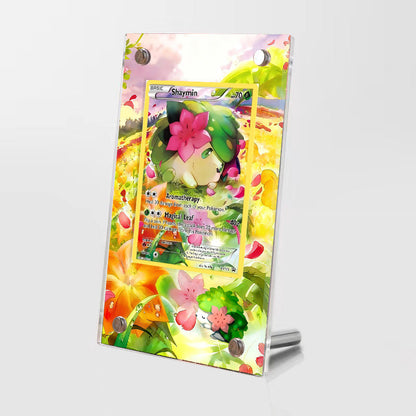 Shaymin Xy115 - Pokémon Extended Artwork Protective Card Display Case Psa/raw