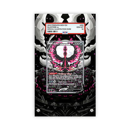 Galarian Moltres 177/198 - Pokémon PSA Extended Artwork Protective Card Display Case