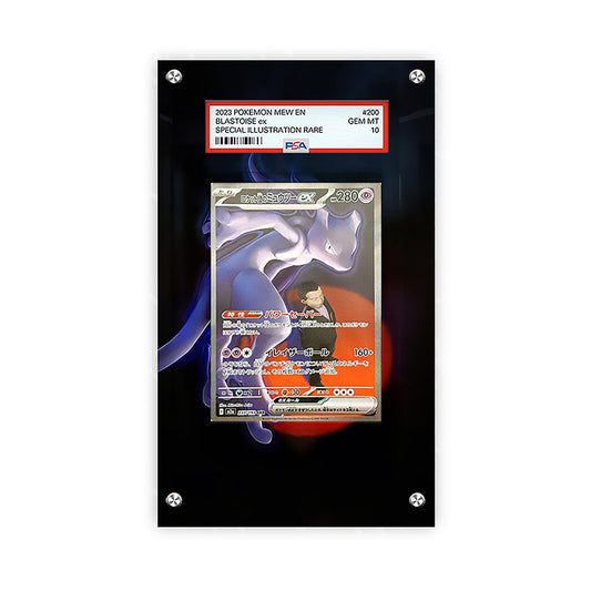 Team Rocket's Mewtwo 237/193 - Pokémon PSA Extended Artwork Protective Card Display Case