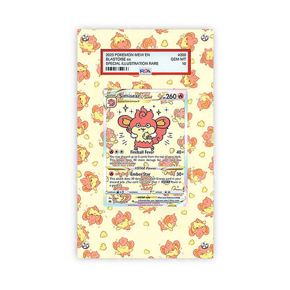 Simisear VSTAR GG37/GG70 - Pokémon PSA Extended Artwork Protective Card Display Case