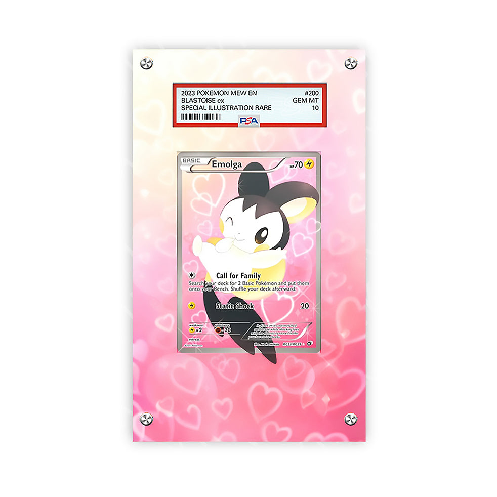 Emolga RC23/RC25 - Pokémon PSA Extended Artwork Protective Card Display Case