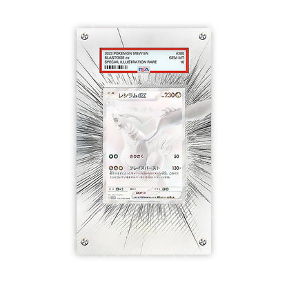 Reshiram EX 173/086 - Pokémon PSA Extended Artwork Protective Card Display Case