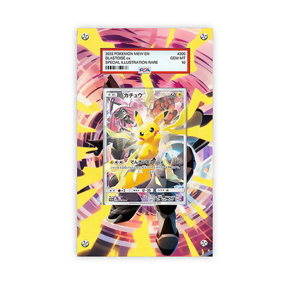 Pikachu - 400/SM-P - Pokémon PSA Extended Artwork Protective Card Display Case