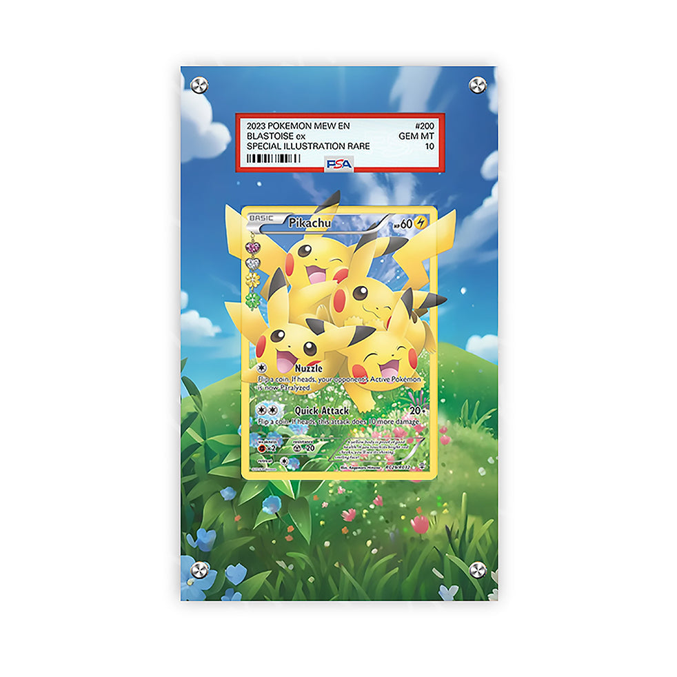 Pikachu RC29/RC32 - Pokémon PSA Extended Artwork Protective Card Display Case