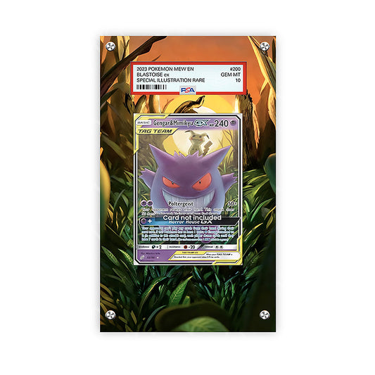 Gengar & Mimikyu GX 53/181 - Pokémon PSA Extended Artwork Protective Card Display Case