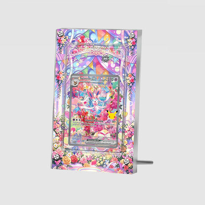 Sylveon ex 453/128 30th Anniversary - Pokémon Extended Artwork Protective Card Display Case Psa/cgc/tag/raw-3
