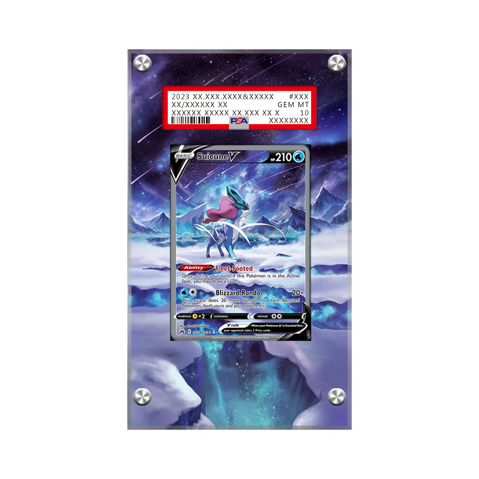 Suicune V - GG38/GG70 - Pokémon PSA Extended Artwork Protective Card Display Case