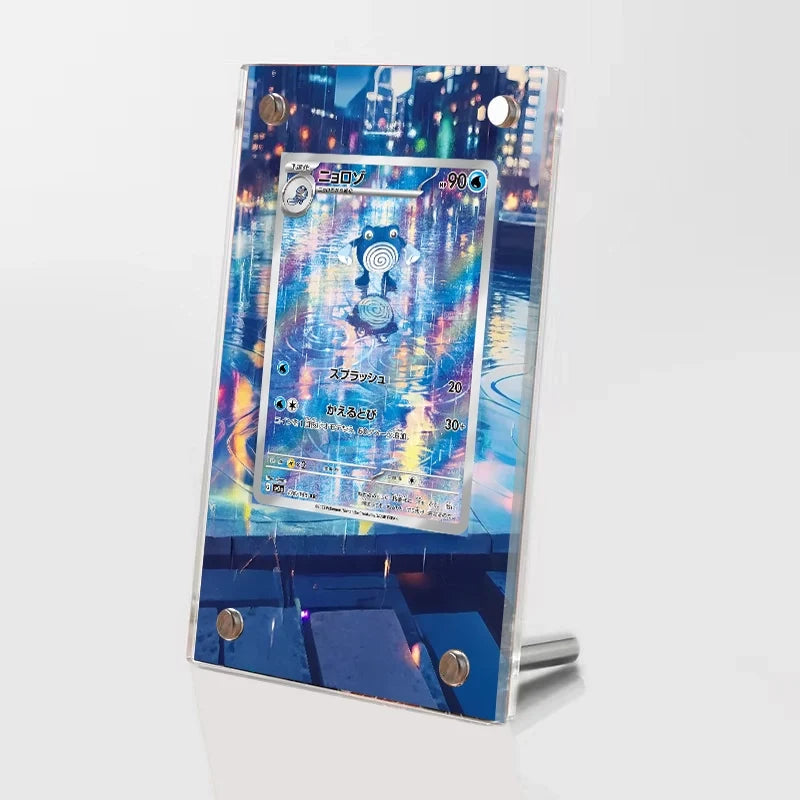 Poliwhirl 176/165 - Pokémon Extended Artwork Protective Card Display Case Psa/cgc/tag/raw