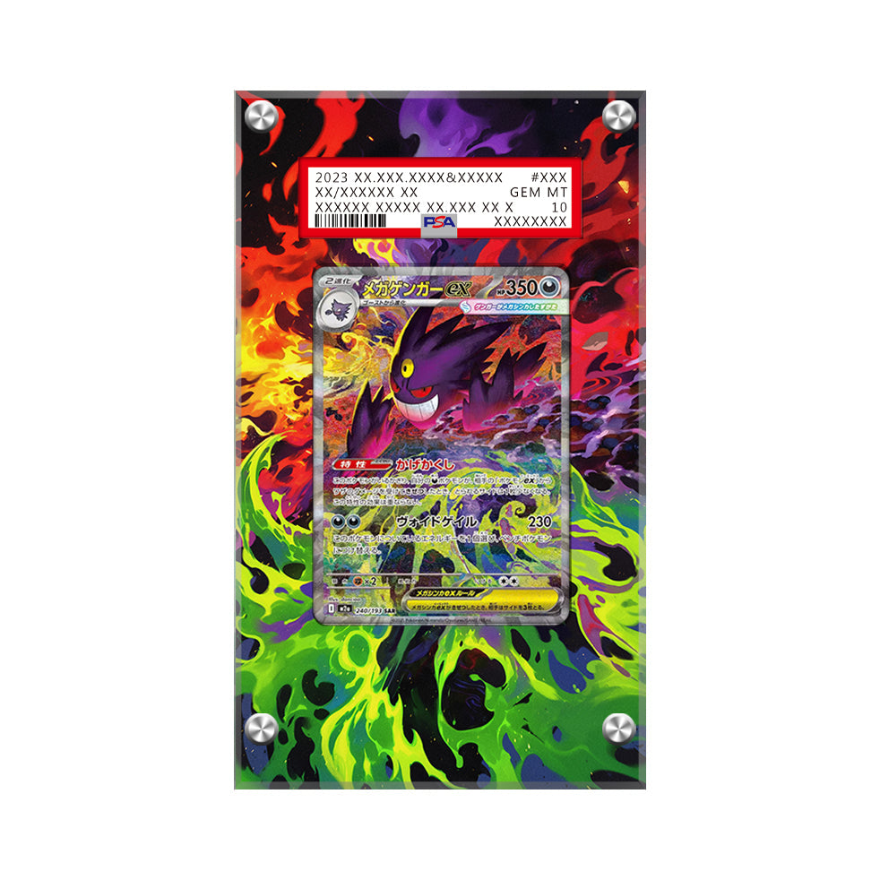 Mega Gengar ex - Pokémon PSA Extended Artwork Protective Card Display Case