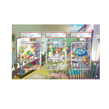 Starter Kanto Trio - Pokémon Extended Artwork Protective Card Display Case