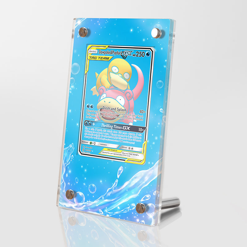Psyduck & Slowpoke GX 217/236 - Pokémon Extended Artwork Protective Card Display Case