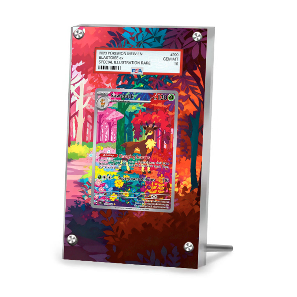 Sawsbuck – 166/162 - Pokémon PSA Extended Artwork Protective Card Display Case