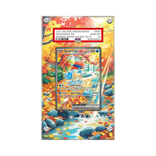 Keldeo EX – 167/086 - Pokémon Extended Artwork Protective Card Display Case Psa/cgc/raw
