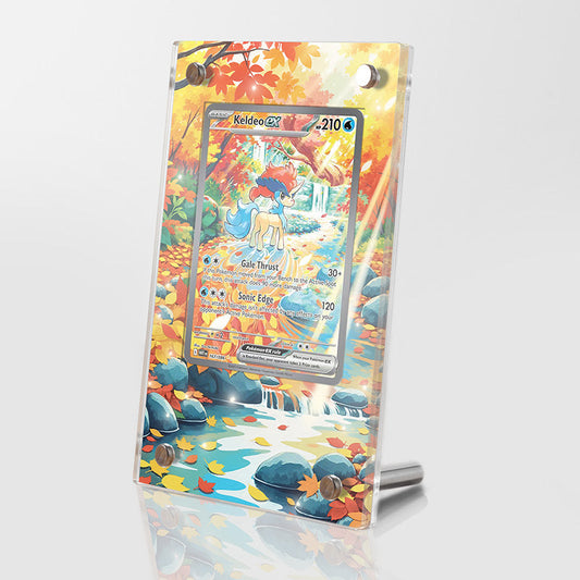 Keldeo ex – 167/086 - Pokémon Extended Artwork Protective Card Display Case