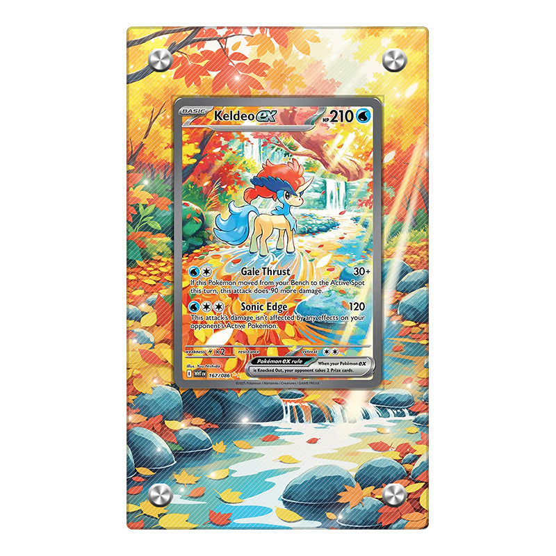 Keldeo ex – 167/086 - Pokémon Extended Artwork Protective Card Display Case
