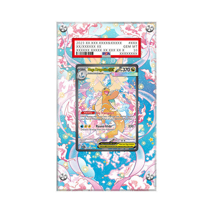 Mega Dragonite ex 290/217 - Pokémon PSA Extended Artwork Protective Card Display Case