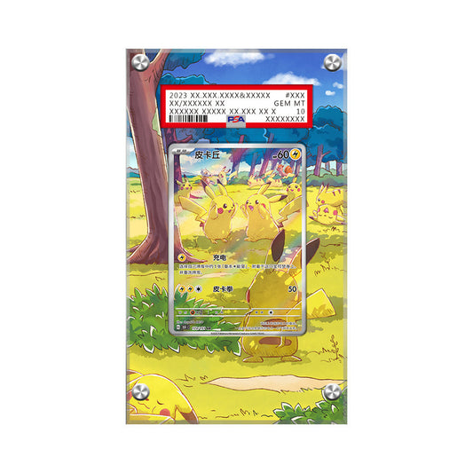 Pikachu 173/151 - Pokémon PSA Extended Artwork Protective Card Display Case