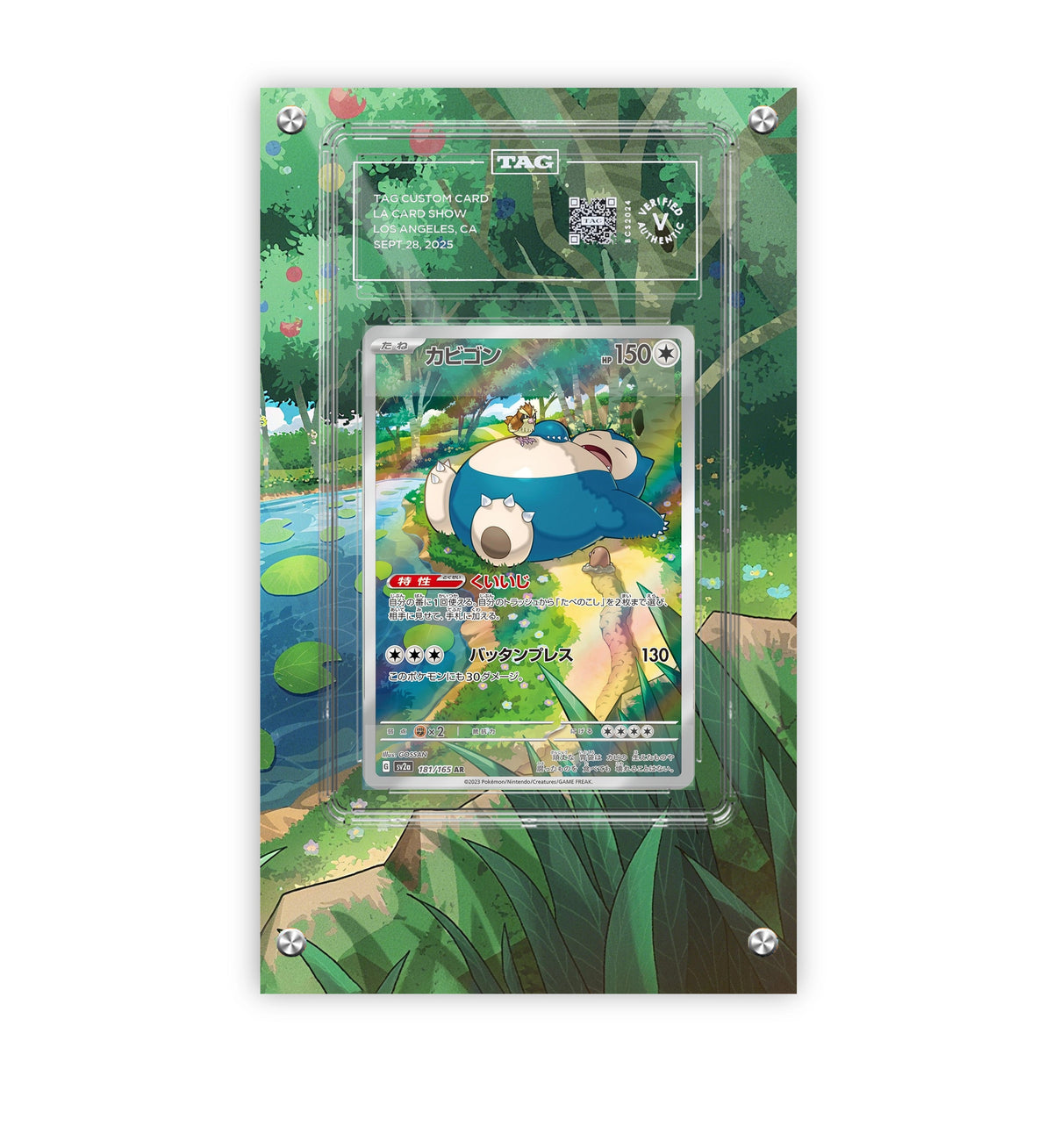 Snorlax - Svp051 - Pokémon Extended Artwork Protective Card Display Case Psa/cgc/tag/raw-3