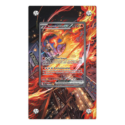 Team Rocket's Moltres ex - 229/182 - Pokémon Extended Artwork Protective Card Display Case